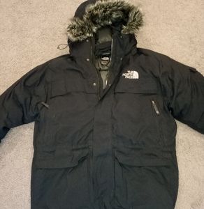 Mens Northface Fur Hood 